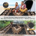 thumbnail image 4 of Findosom 9'x12' Waterproof Outdoor Rug, Foldable Reversible Plastic Straw Rug, Large Patio Rug for Outdoors, RV, Patio, Backyard, Deck, Picnic, Beach, Camping Black, 4 of 6