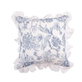 thumbnail image 2 of XYAIYT Soft Ruffled Throw Pillow Cover for Living Room Sofa and Bedroom Elegant Hidden Zipper Design Easy to Insert and Machine Washable Decorative Cushion Cover(White,Tpye6), 2 of 6