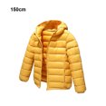 thumbnail image 3 of tredstone Winter Essential Kids Windproof Jacket For Cold Days Down Clothing Jackets Down Coat For Winter yellow+150cm, 3 of 6