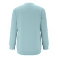 thumbnail image 4 of Pxiakgy Tenues d'Automne pour Femmes 2024 Chandail à Col Rond Uni pour Femmes Manches Longues Chandail Décontracté Mignon Léger Ample Hauts Taille : P-2TG, 4 of 8