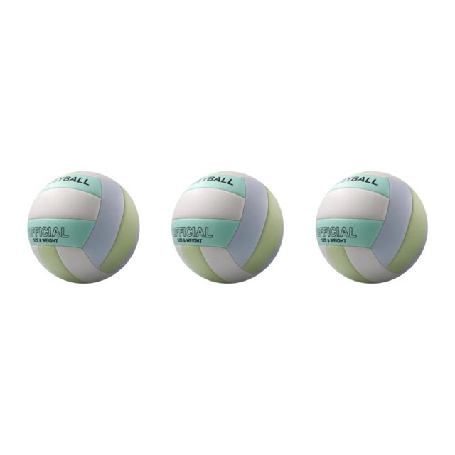 maskred Outdoor Volleyball Adventure Waterproof And PVC Made For No Leakage Round Volleyball For Outdoor Blue 3Set