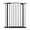 Black, variant on PawHut 29"-37" Pet Gate with Door Pressure Fit Dog Gate for Stairs, Black