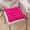 Hot Pink, variant on Polka Chair Cushion Garden Dining Home Office Seat Soft Pad 40x40cm