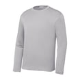 thumbnail image 1 of Gravity Threads Youth Long-Sleeve Moisture WickenIng Shirt - Silver - Large, 1 of 1