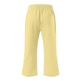 thumbnail image 5 of School Clothes for Girls Suet Pants for Girls Kids Comfortable High Waisted Wide Leg Pants Drawstring Elastic Trousers Comfy Straight Leg Long Pants With Pockets, 5 of 5