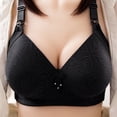 thumbnail image 1 of Soutien-gorge pour Femmes à Bonnets Fixes, Ouverture Frontale à Boutons, Style Mince, Effet Rassembleur, Respirant, 1 of 4