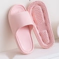 thumbnail image 4 of Mens and Womens Home Slippers Simplicity Solid Color Quick Drying Soft Sole Comfortable Non-Slip Indoor and Outdoor EVA Slippers Pink-04, 4 of 9
