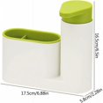 thumbnail image 2 of Sink Caddy Set, Dishwashing Organizer with Integrated Storage Tray, Easy-push Pump Head, and Ergonomic Design for Seamless Cleaning in Kitchen and Bathroom, 2 of 5