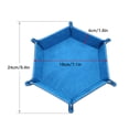thumbnail image 2 of Plateau à dés Pliant Plateau à dés Roulant avec Doublure en Velours Extérieur Boîte de Rangement pour, 2 of 8