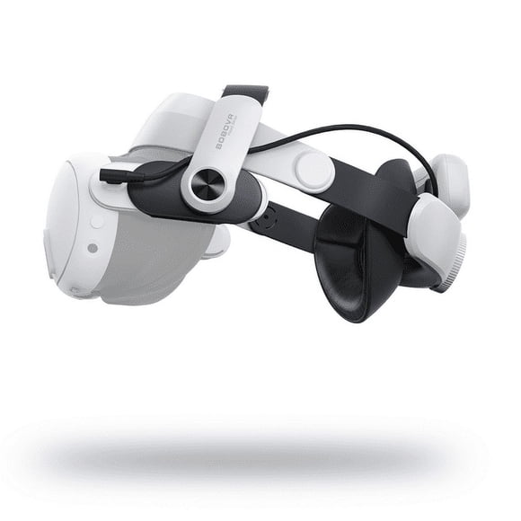 BOBOVR M3 Pro VR Head Strap accessory Compatible with Meta Quest 3 Quest 3s Comfortable Battery Headband Extended Playtime Replacement for Elite Strap