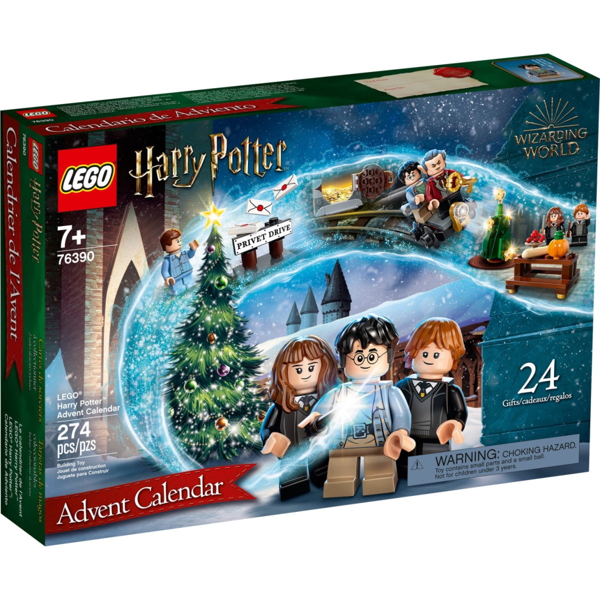 LEGO Harry Potter: Advent Calendar - 274 Piece Building Kit [LEGO, #76390, Ages 7+]