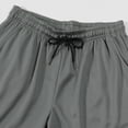 thumbnail image 5 of Sentmoon Mens Shorts Athletic High Waist Loose 2025 Summer Beach Shorts Drawstring Solid Color Quick Dry Running Shorts with Pockets Comfy for Sports Wear Dark Gray XL, 5 of 5