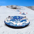 thumbnail image 3 of LJNYFDC Scratch-resistant Ski Ring Inflatable Ski Ring Waterproof Fast Inflation Easy Storage Eco friendly Snow Sled for Kids and Adults, 3 of 5