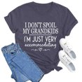 thumbnail image 3 of LUOGENLI T-shirts pour Femme pour Femmes T-Shirt Uni Décontracté Mode à Lettres Imprimées Col Rond Manches Courtes T-Shirt Haut 4TG T-shirts pour Femmes T-shirts Graphiques T-shirts de la Saint-Valentin Gris Foncé m, 3 of 3
