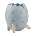 thumbnail image 1 of Poubelle Œuf de Dinosaure Seau de Rangement de Bureau Grande Capacité Multifonction Compact Tri des Déchets, 1 of 2