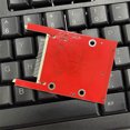 thumbnail image 4 of Adaptateur Carte CF vers SATA Compact Carte Mémoire Flash Type I II vers 2.5 Pouces Serial ATA Disque Dur Convertisseur Rouge, 4 of 5