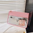 thumbnail image 4 of Sac à Main de Mode Transparent Sac Cosmétique PVC Fermeture Éclair Étui de Beauté Transparent, 4 of 6