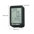 thumbnail image 5 of Compteur de Vitesse Sans Fil pour Vélo avec Rétroéclairage LCD, GPS, Compteur d'Odomètre, 5 of 5