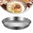 thumbnail image 3 of BUYISI Silver 304 Stainless Steel Camping Dining Plate Camping Portable Cookware, 3 of 7