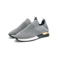 thumbnail image 1 of MAWCLOS Espadrilles pour Femmes à Enfiler Style Chaussette Confort Bout Rond Ballerines Respirantes Chaussures de Marche d'Extérieur Gris 8, 1 of 9
