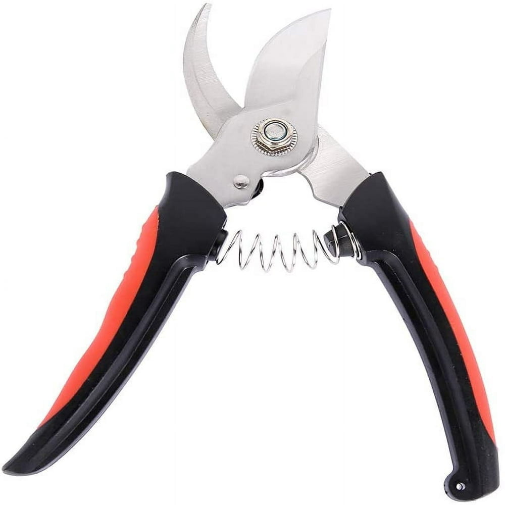 Pruning Shears Garden Secateurs Set Professional Tree Trimmer Secateurs Steel Sharp Blade Pruning Scissors with Spare Spring Garden Shears Pruners