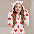 thumbnail image 5 of Pyjama pour Bébé Fille, Combinaison à Capuche à Manches Longues pour Chaleur Hivernale, 5 of 5