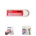 thumbnail image 1 of Solar Ruler Calculator Multifunctional Large Display Screen Stationery 3 in 1 10cm Length Solar Card Ruler for School, 1 of 8