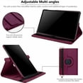 thumbnail image 2 of SuperShield Rotating Case for Samsung Galaxy Tab S10 Lite/ S10 FE/ S9 FE 5G 10.9 Inch/Tab S9 11 Inch Case With Screen Protector Multi-Angle Viewing Protective Cover - Red, 2 of 5