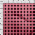 thumbnail image 2 of oneOone Silk Tabby Fabric Gingham Check Print Fabric BTY 42 Inch Wide, 2 of 4