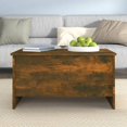 thumbnail image 5 of vidaXL Coffee Table Smoked Oak 80x55.5x41.5 cm Engineered Wood, 5 of 5