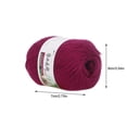 thumbnail image 3 of Yhmxh Wool Yarn - 1 Pack Assorted Colors Crocheting Yarn Knitting Yarn,Thick Yarn Fine Yarn for Crocheting & Knitting Kit for Colorful Craft Gift for Beginners and Adults, 3 of 7