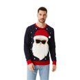 thumbnail image 1 of Chandail « Smart Santa in Shades » avec Pompon pour Homme Ugly Christmas, 1 of 2