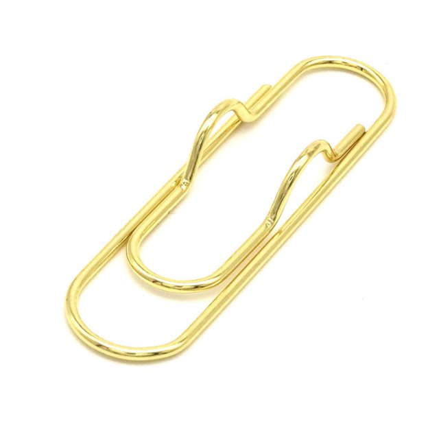 10 Pcs Pinces à Stylo en Métal, Pinces Porte-Stylo Multifonctions Signets pour Cahiers, Papeterie à Trombone