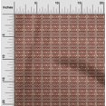 thumbnail image 2 of oneOone Cotton Silk Maroon Fabric Asian Kilim Craft Projects Decor Fabric Printed By The Yard 42 Inch Wide, 2 of 5