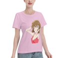 thumbnail image 2 of T-Shirt Basique à Manches Courtes pour Femmes Detective Conan Haihara Ai, 2 of 6