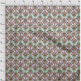 thumbnail image 3 of oneOone Cotton Silk Fabric Leaves & Floral Block Print Fabric BTY 42 Inch Wide, 3 of 4