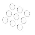 thumbnail image 5 of CIMAXIC 20 Pcs Accessoires de Broche DIY Plaques Rondes en Acier Inoxydable Attache Badge Boucle DIY Plateaux Inférieurs en Épingle à Poitrine (20MM Diamètre Intérieur),0.79"X0.79"X0.79 Pouces, 5 of 5