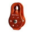 thumbnail image 1 of S SERENABLE 20KN Aluminium Tree Rock Climbing Abseiling Single Pulley Ball Bearing - Red Orange, 1 of 5