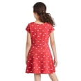thumbnail image 2 of George Girls' Short-Sleeve Skater Dress, 2 of 6