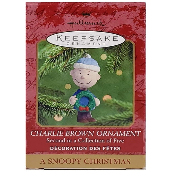 Snoopy 2000 Hallmark Ornament A Christmas Charlie Brown # 2 Series