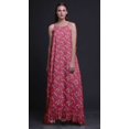 thumbnail image 4 of Bimba Robe de Nuit Imprimée Whydah Rose Oiseau Floral et Paradis pour Femmes Longue à Bretelles Spaghetti Robe Maxi Vêtement de Nuit Robe Petite, 4 of 5