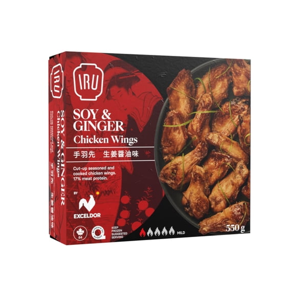 IRU - SOYA & GINGEMBRE AILES POULET 550G SOYA & GINGEMBRE AILES POULET 550G