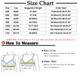thumbnail image 2 of Besolor Plus Size Bras for Women Button Front Closure Wirefree Bralettes High Support Full Coverage Underwear, 2 of 3