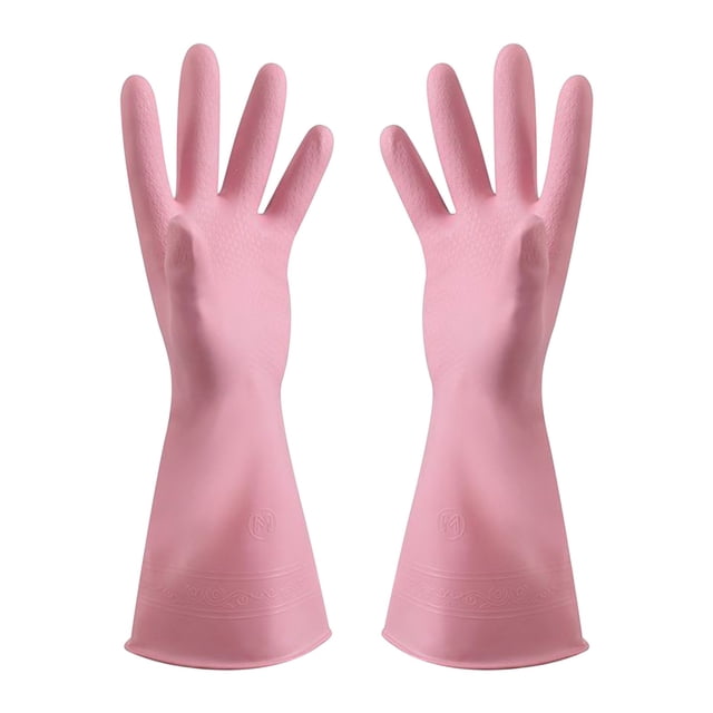 zanvin 2 Paires de Gants Réutilisables pour la Vaisselle et le Nettoyage, Gants de Cuisine