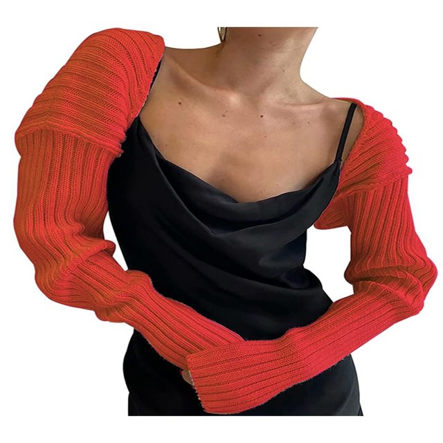 Women Ultra-short Knitted Sweater Coat