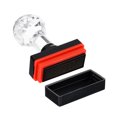 thumbnail image 3 of Uxcell Black Plastic Stamp Self Inking Red Ink Office Stamps Pre Inked Message Stamp 1.8'' x 0.8'' Paid, 3 of 6