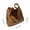 Brown, variant on Leather Tote Bag for Women — 13 in L x 12 in W x 4 in D, 10 in Shoulder Drop, Full-Grain Leather Handbag with Main Compartment and Dual Open Pockets
