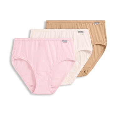 Jockey Women's 100% Cotton Elance Hipster - 3 Pack