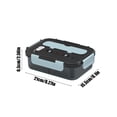 thumbnail image 3 of PEONAVET Lunch Boxes Heat Resistance Lunch Box Leak Proof Sealed Compartment Lunch Box Microwave and Freezer Safe Individual Compartments for Food Storage, 3 of 6
