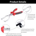 thumbnail image 3 of Car Fuel Feed Pipe Plier,Hose Removal Pliers ,Fuel Line Disconnect Tools,Gasoline Fuel Line Hose Clip Clamp Removal Tool, 3 of 9
